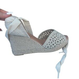 Maypol Hand-Crocheted Espadrille Wedges – Made in Spain (Size 8.5)